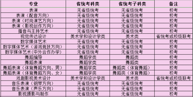 2021年四川电影电视学院艺术类专业校考招生安排 2021年四川电影电视学院艺术类专业校考招生安排