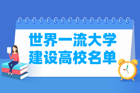 世界一流大学建设高校名单42所(A类36所,B类6所) 世界一流大学建设高校名单42所(A类36所,B类6所)