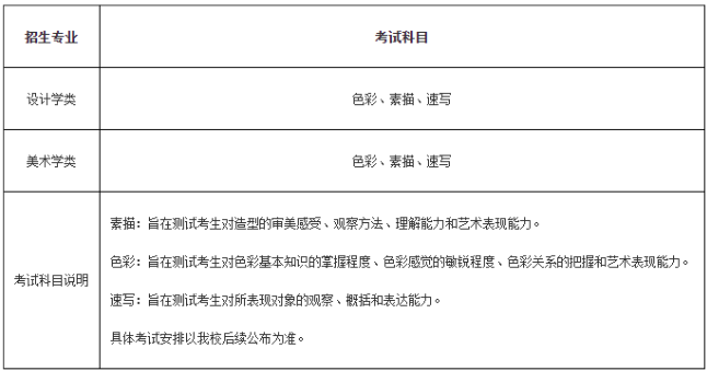 清华大学美术学院2021年艺术类专业招生简章 清华大学美术学院2021年艺术类专业招生简章