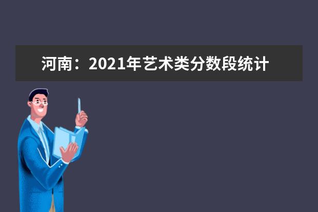 河南：2021年艺术类分数段统计表