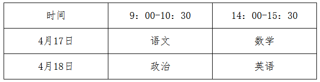 2021年河北高考体育单招文化考试时间及地点