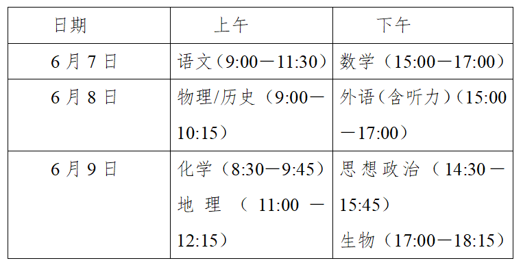 2021年湖南高考考试安排与录取工作实施方案解读