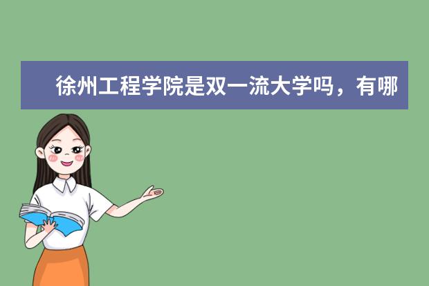 徐州工程学院是双一流大学吗，有哪些双一流学科？