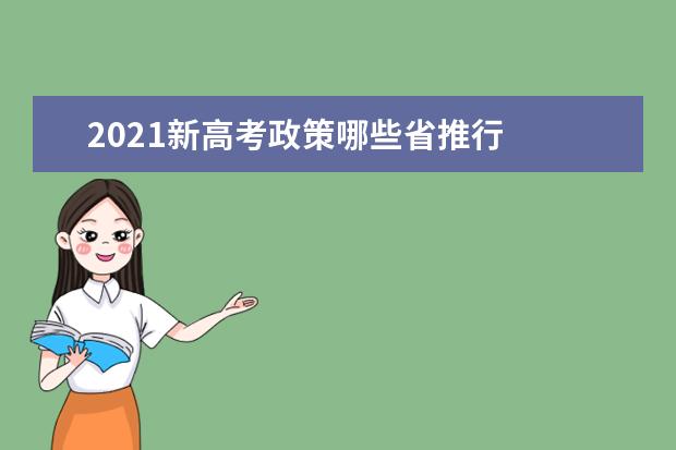 2021新高考政策哪些省推行