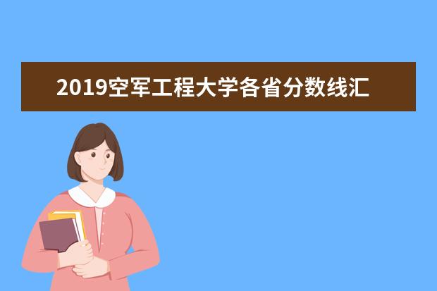 2019空军工程大学各省分数线汇总