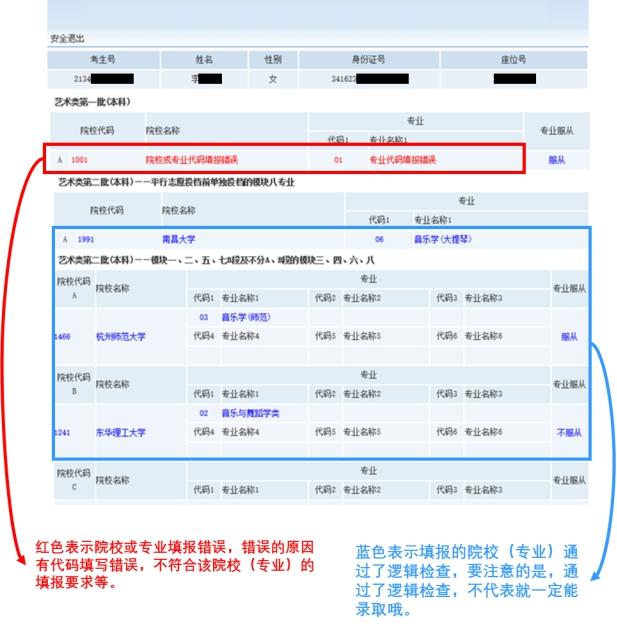 2021年安徽普通高校招生考生志愿网上填报操作说明