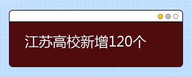 江苏高校新增120个专业  争开“房地产专业”