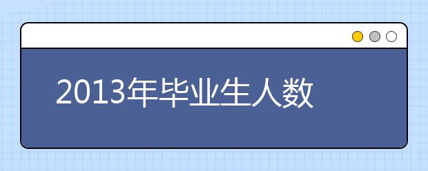 2013年毕业生人数最多的10个本科专业