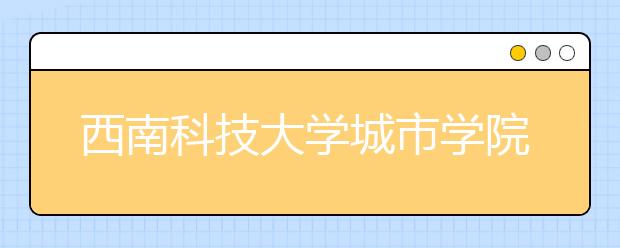 西南科技大学城市学院荣获全国高校自制教学仪器设备研究成果奖