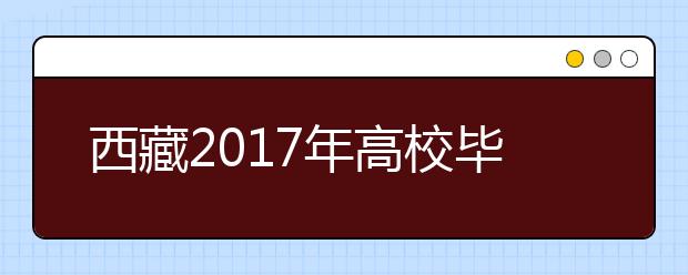 西藏2017年高校毕业生就业率达九成