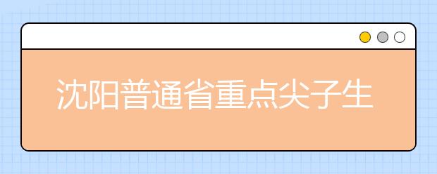 沈阳普通省重点尖子生不敢比量“小高考”