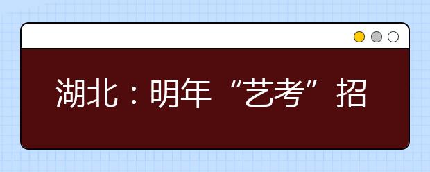 湖北:明年“艺考”招录政策四大变化