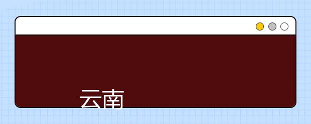 
      云南艺术学院2019年普通本科招生章程
  