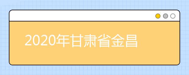 2020年甘肃省金昌市成人高考报名官方网站