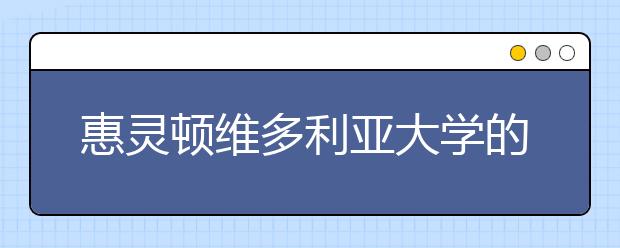 惠灵顿维多利亚大学的特色专业