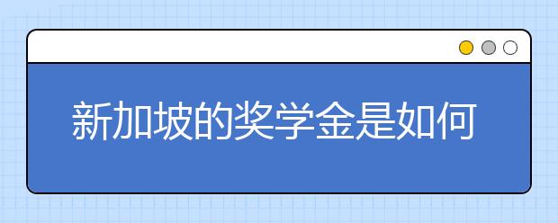 新加坡的奖学金是如何设置的