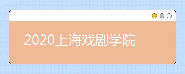 2020上海戏剧学院舞台美术系报考人数超5千