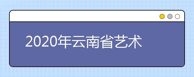 2020年云南省艺术类专业统考考生须知