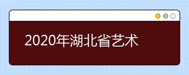 2020年湖北省艺术类统考（非美术类）报名即将开始