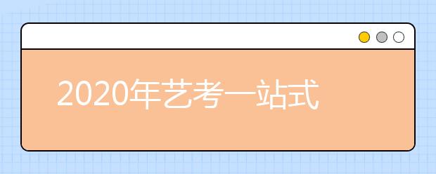 2020年艺考一站式升学规划，高端VIP现可报名