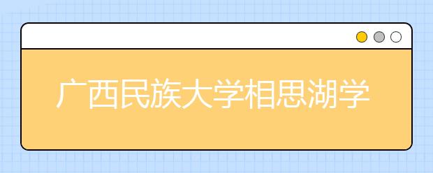 广西民族大学相思湖学院2019年江西省艺术类专业校考公告