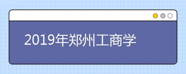 2019年郑州工商学院艺术类本科专业录取分数线