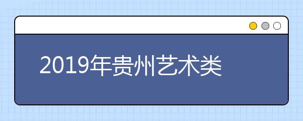 2019年贵州艺术类梯度志愿本科无指定计划院校录取情况