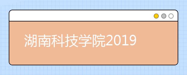 湖南科技学院2019年艺术类专业录取分数线
