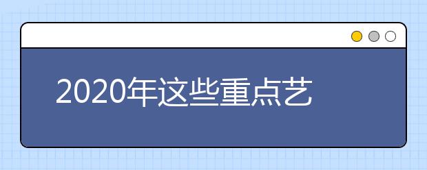 2020年这些重点艺术院校和专业不需要校考 可直接报考