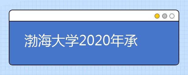 渤海大学2020年承认美术统考成绩