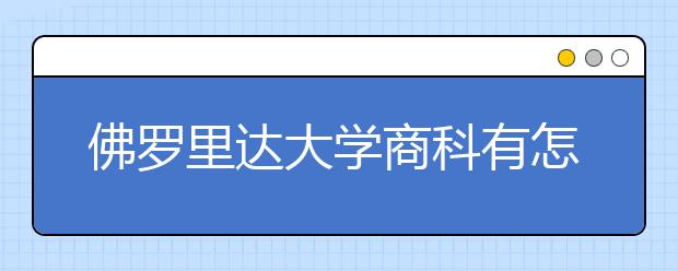 佛罗里达大学商科有怎样的就业情况