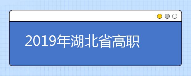 2019年湖北省高职高专提前批艺术类录取院校征集志愿投档线