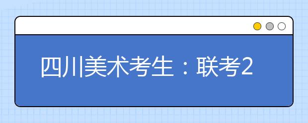 四川美术考生：联考238分文化课450分可报考的院校