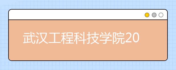 武汉工程科技学院2020年山东省艺术类专业校考报名费退费公告