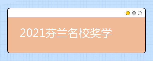 2021芬兰名校奖学金一览表 怎样申请芬兰留学奖学金