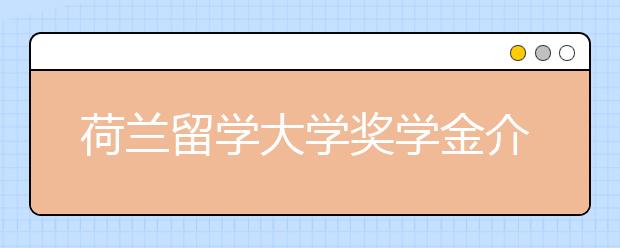 荷兰留学大学奖学金介绍以及申请条件