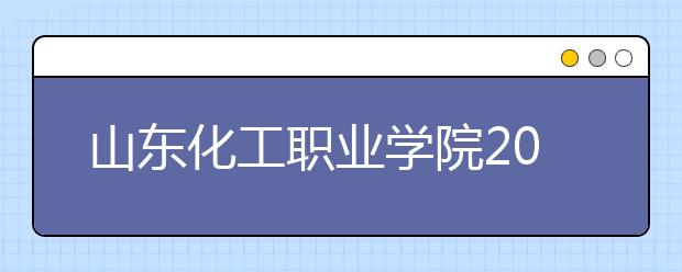 山东化工职业学院2020年普通高等教育招生章程