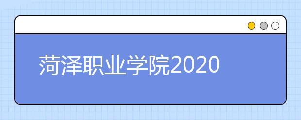 菏泽职业学院2020年普通高等教育招生章程