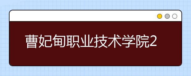 曹妃甸职业技术学院2020年招生章程