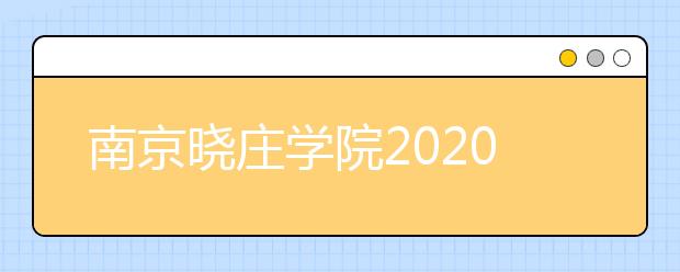 南京晓庄学院2020年招生章程（含艺术类）