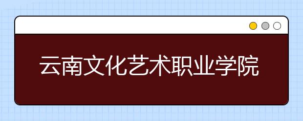 云南文化艺术职业学院2020年单独招生考试招生章程