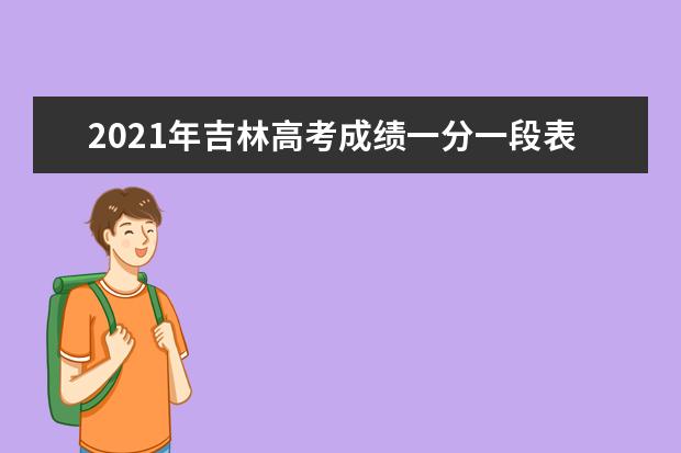 2021年吉林高考成绩一分一段表（理科体育类 含照顾分）