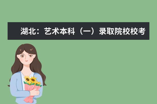 湖北:艺术本科(一)录取院校校考自发证征集志愿投档线