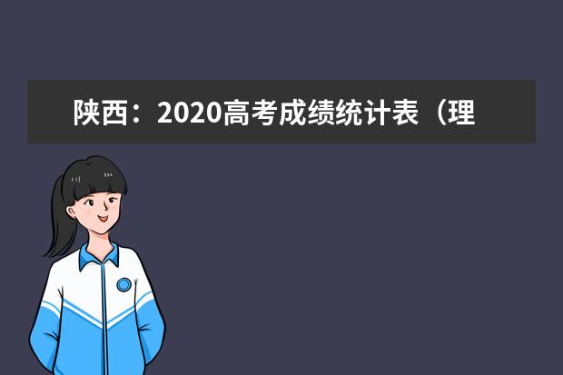 陕西：2020高考成绩统计表（理工、艺理、体育）