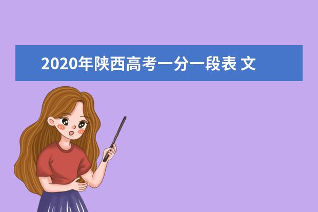 2020年陕西高考一分一段表 文科成绩排名及考生人数统计