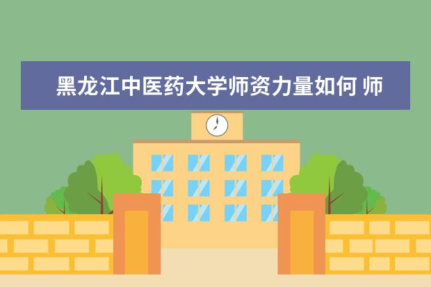 黑龙江中医药大学师资力量如何 师资水平怎么样