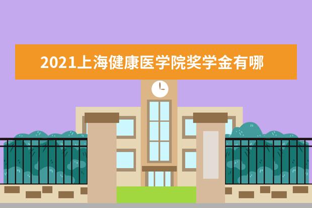 2021上海健康医学院奖学金有哪些 奖学金一般多少钱?