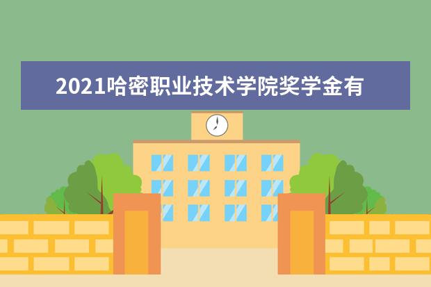 2021哈密职业技术学院奖学金有哪些 奖学金一般多少钱?