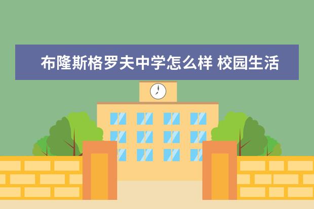 布隆斯格罗夫中学怎么样 校园生活