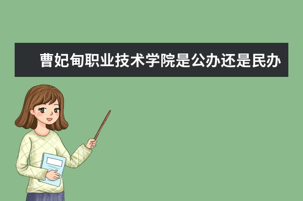 曹妃甸职业技术学院是公办还是民办大学？